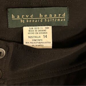 Harvé Benard Black Women's Stretch Trousers